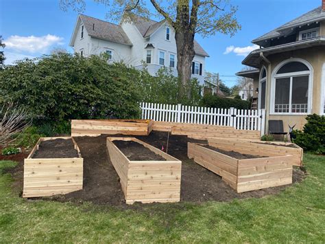 metal boxes on the hillside|hillside planter boxes diy.